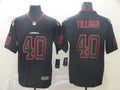 Men's Arizona Cardinals Pat Tillman #40 Black Alternate Game Jerseys