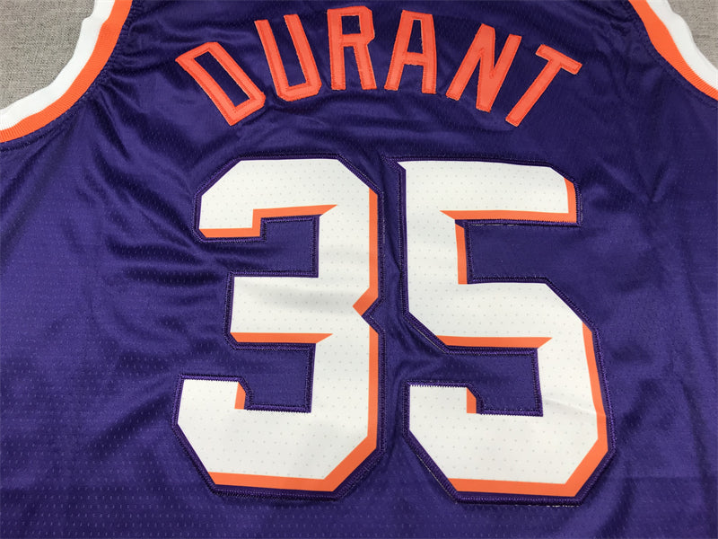 Men's Phoenix Suns Kevin Durant #35 Purple 2023/24 Fast Break Replica Jerseys - Icon Edition