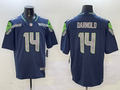 Men's Seattle Seahawks Sam Darnold #14 College Navy Game Player Jersey