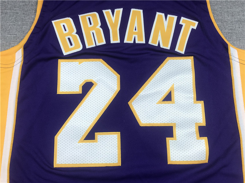 Men's Los Angeles Lakers Kobe Bryant #24 Purple Swingman Jerseys
