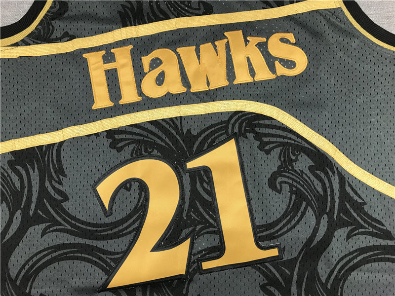 Men's Atlanta Hawks Dominique Wilkins 1986-87 Hardwood Classics Swingman Jerseys