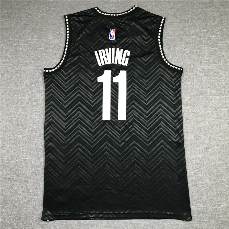 Men's Brooklyn Nets Kyrie Irving #11 Black 2020/21 Swingman Player Jerseys