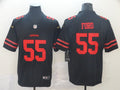 Men's San Francisco 49ers Dee Ford #55 Black Game Jerseys