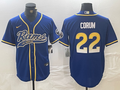 Men's Los Angeles Rams Blake Corum #22 Royal Game Jerseys