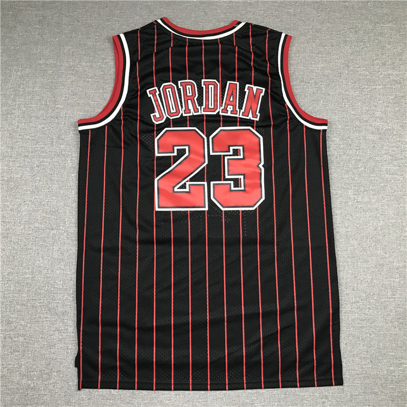 Men's Chicago Bulls Michael Jordan #23 Black Classics 1996-97 Authentic Jerseys