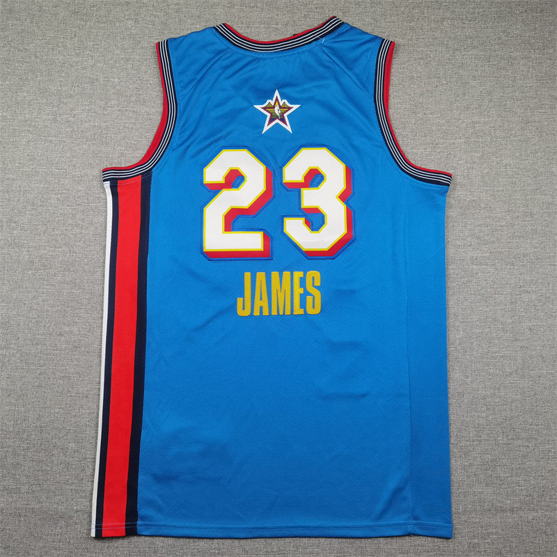 Men's Los Angeles Lakers LeBron James #23 Light Blue 2025 NBA All-Star Game Swingman Player Jerseys