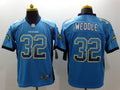 Men's Los Angeles Chargers Eric Weddle #32 Blue Game Jerseys
