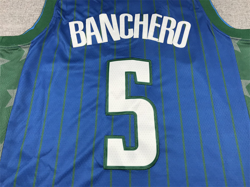Men's Orlando Magic Paolo Banchero #5 Royal 2022/23 Swingman Jerseys - Statement Edition