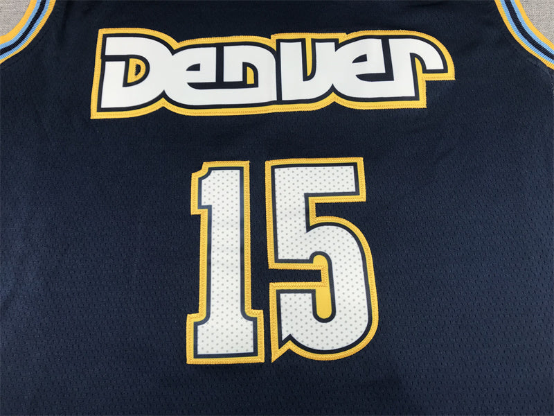 Men's Denver Nuggets Nikola Jokic Navy 2021/22 Swingman Jerseys - City Edition