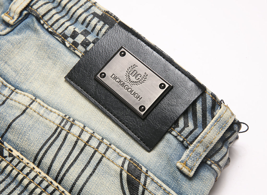 Dolce & Gabbana DG VIBE3 Embroidered Logo Slim Fit Jeans