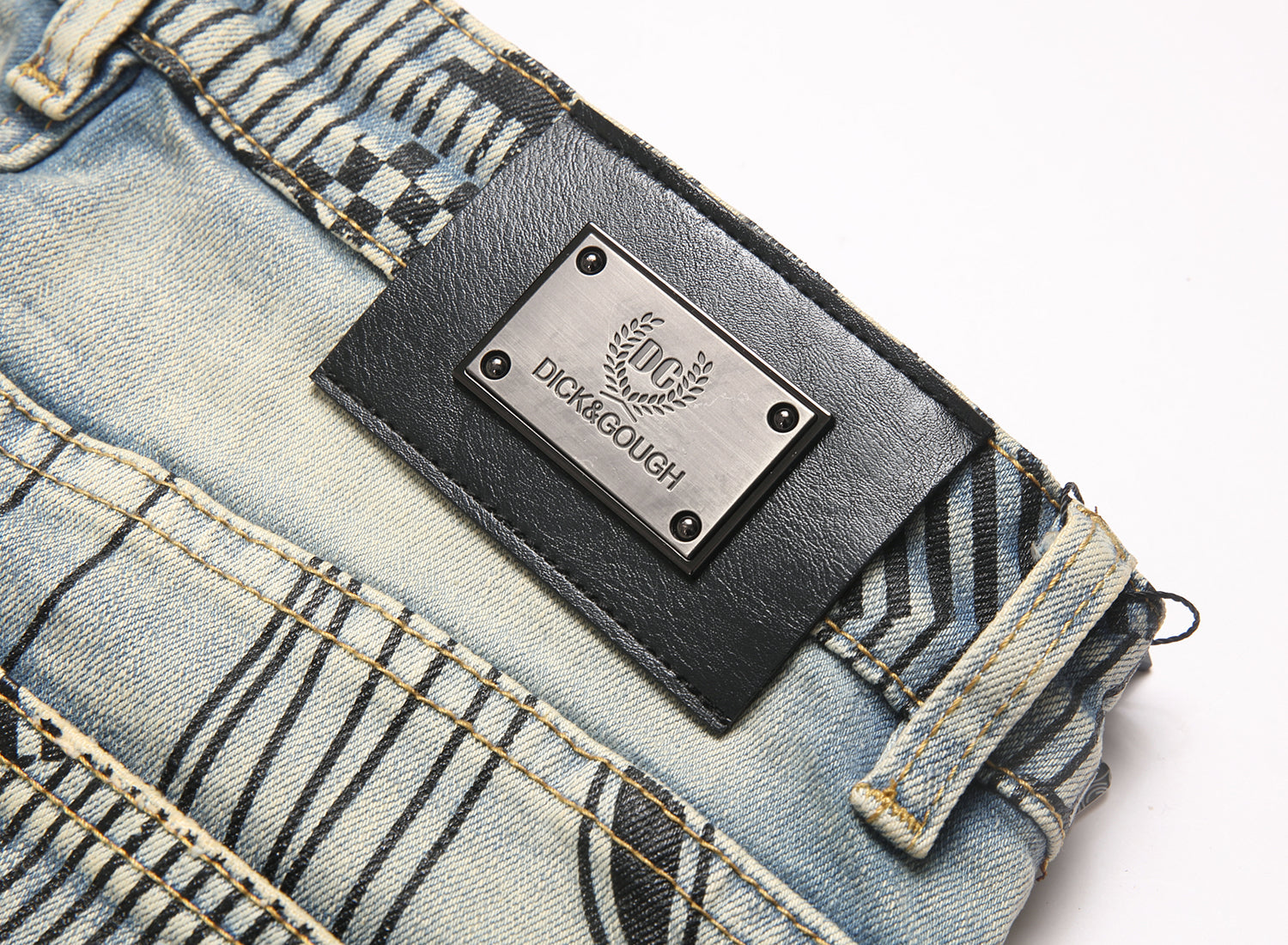 Dolce & Gabbana DG VIBE3 Embroidered Logo Slim Fit Jeans