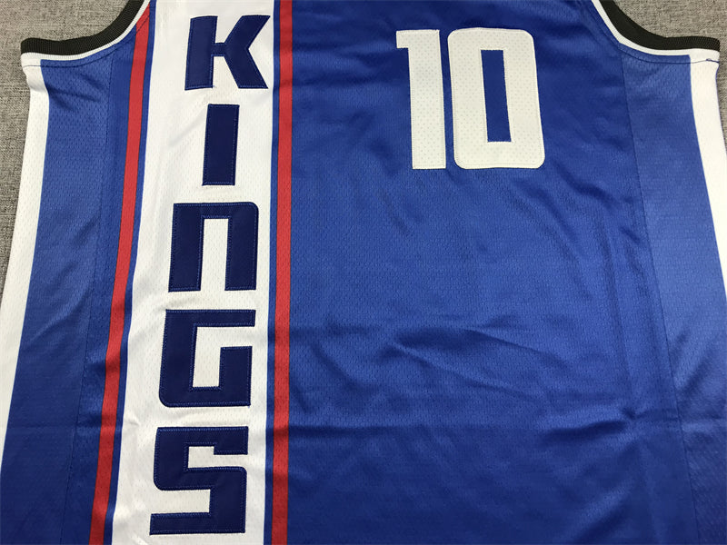 Men's Sacramento Kings Domantas Sabonis #10 Blue 2023/24 Swingman Jerseys - City Edition