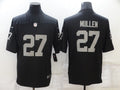 Men's Las Vegas Raiders Trayvon Mullen #27 Black Game Jerseys