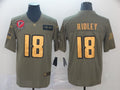 Men's Atlanta Falcons Calvin Ridley #18 Brown Game Player Jerseys