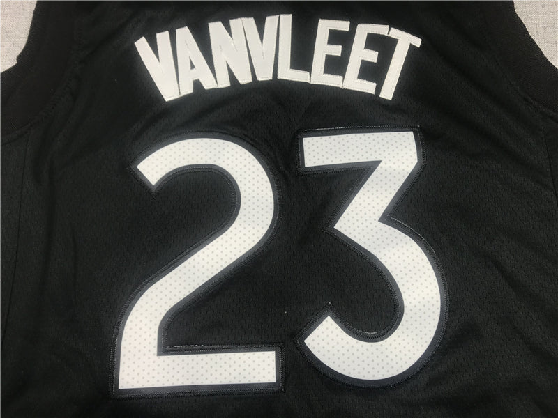 Men's Toronto Raptors Fred VanVleet Black/Purple 2020/21 Swingman Player Jerseys