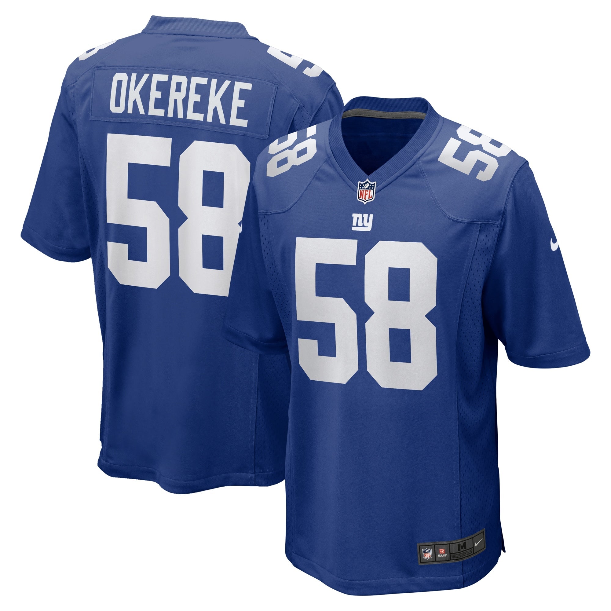Bobby Okereke New York Giants Nike Game   Jersey - Royal