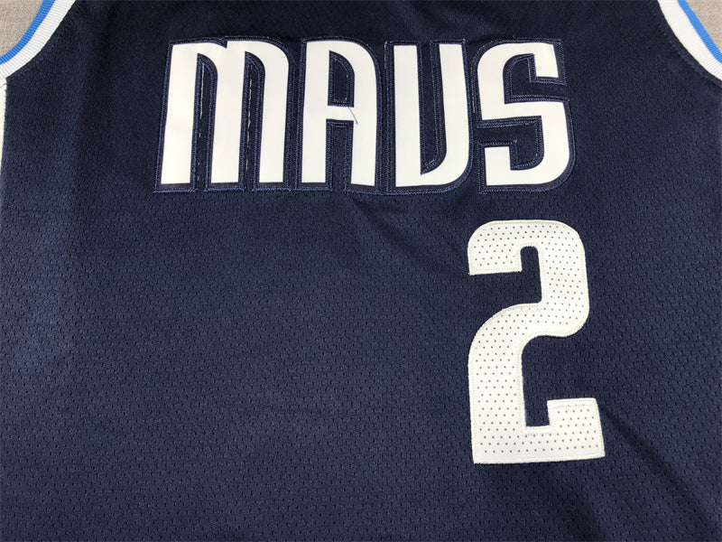 Men's Dallas Mavericks Kyrie Irving #2 Navy 2022/23 Statement Edition Swingman Jerseys