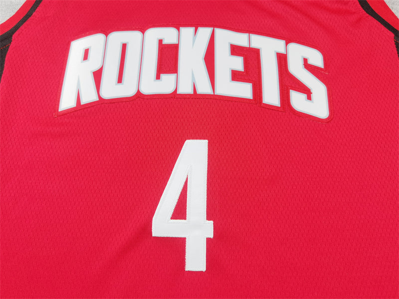 Men's Houston Rockets Jalen Green #4 Red Swingman Jerseys - Icon Edition
