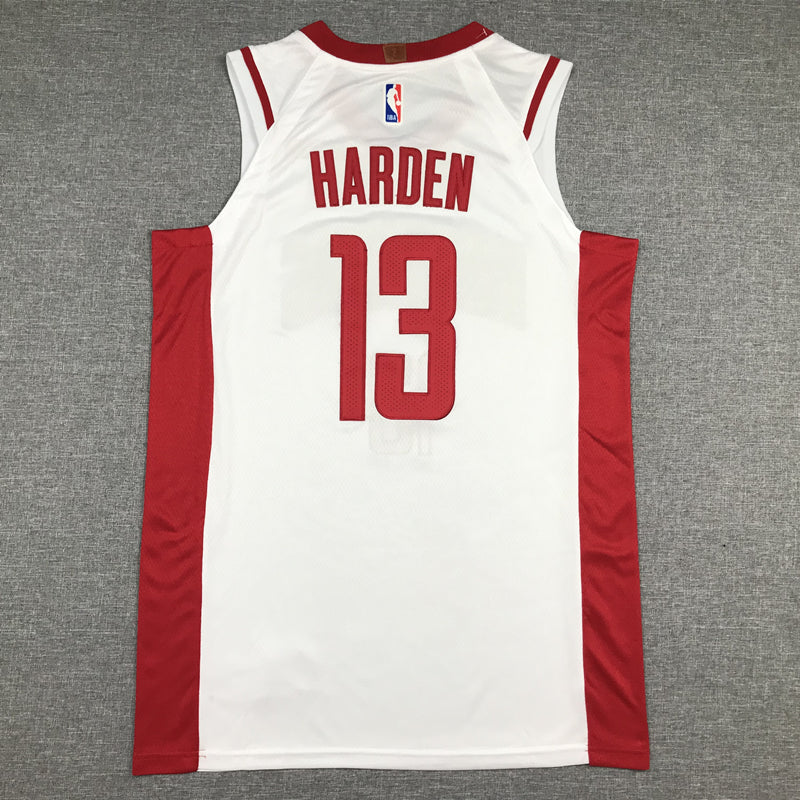 Men's Houston Rockets James Harden #13 NBA White Player Replica Jerseys