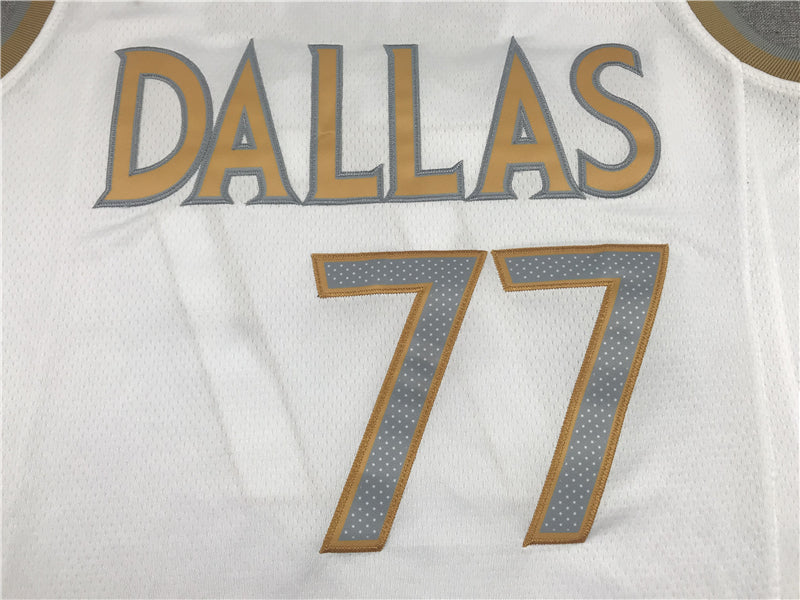 Men's Dallas Mavericks Luka Doncic White 2020/21 Swingman Jerseys - City Edition