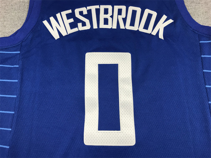 Men's LA Clippers Russell Westbrook Nike Royal 2022/23 Swingman Jerseys - Icon Edition