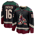 Men's Arizona Coyotes Jason Zucker #16 Black Home Breakaway Jerseys