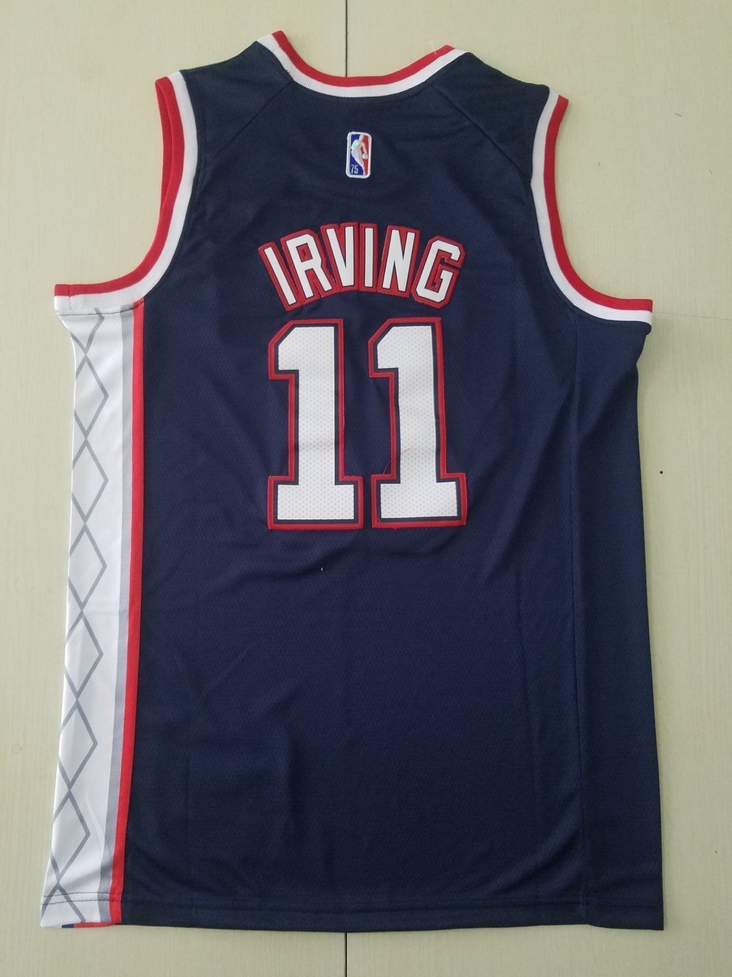 Men's Brooklyn Nets Kyrie Irving Navy 2021/22 Swingman Jerseys - City Edition