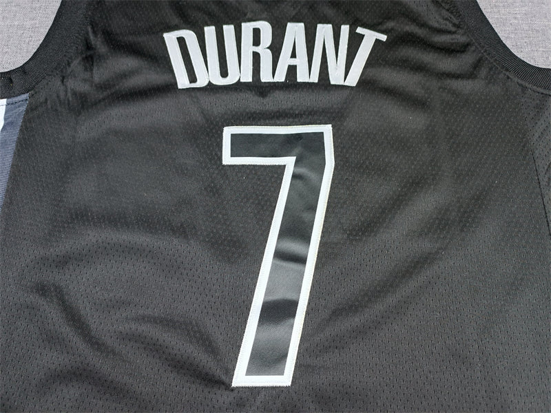 Men's Brooklyn Nets Kevin Durant #7 Black 2022/23 Statement Edition Swingman Jerseys