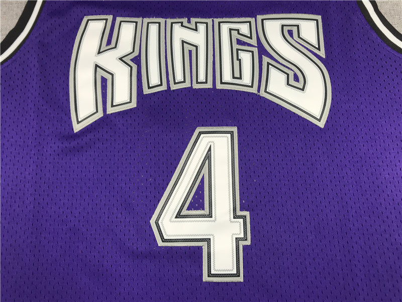 Men's Sacramento Kings Chris Webber #4 purple Retro Jerseys