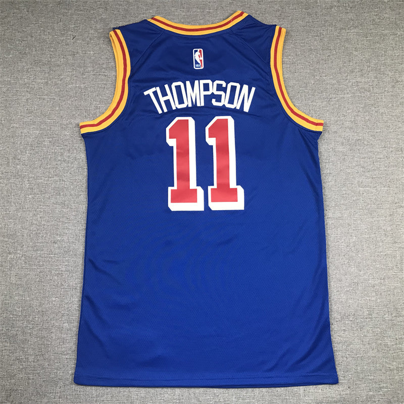 Men's Golden State Warriors Klay Thompson #11 Blue Classic Player Jerseys