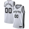 Men's San Antonio Spurs White 2020/21 Swingman Custom Jerseys - Association Edition