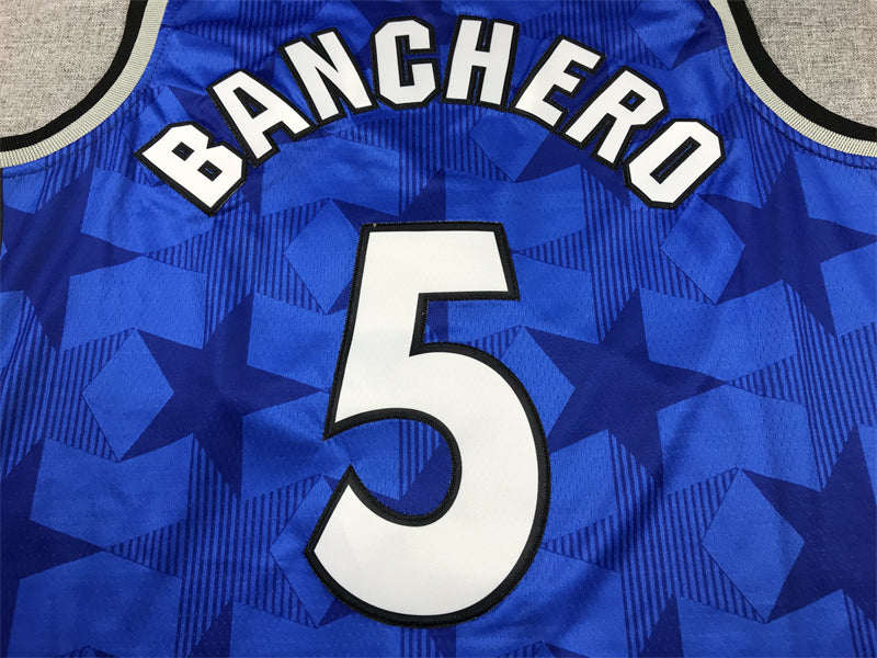 Men's Orlando Magic Paolo Banchero #5 Blue 2023/24 Swingman Jerseys - Classic Edition
