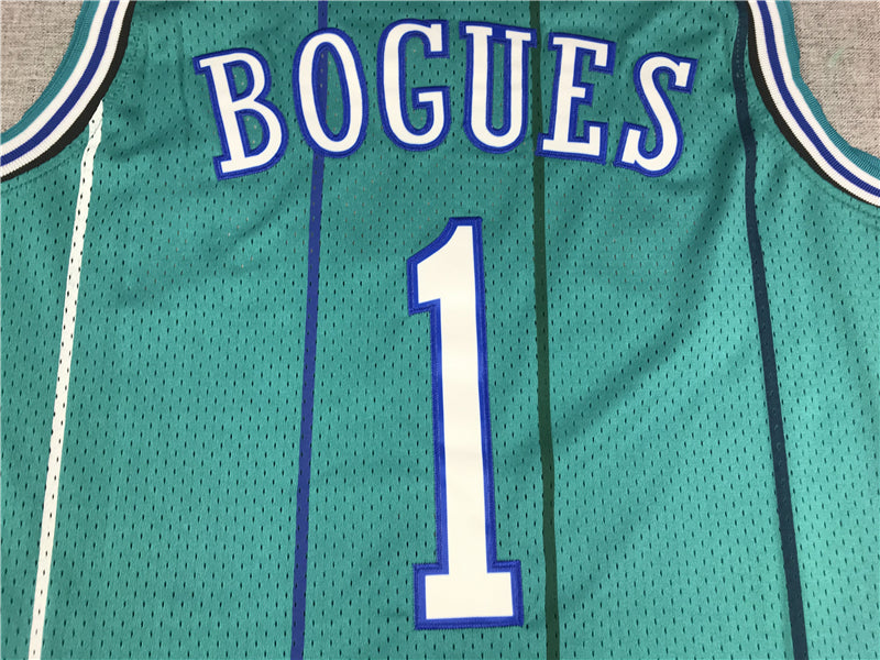 Men's Charlotte Hornets Muggsy Bogues 1992-93 Hardwood Classics Swingman Jerseys