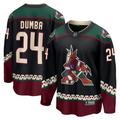 Men's Arizona Coyotes Matt Dumba #24 Black Home Breakaway Jerseys