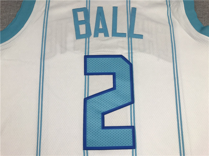Men's Charlotte Hornets #2 LaMelo Ball White 2020-21 swingman Jerseys