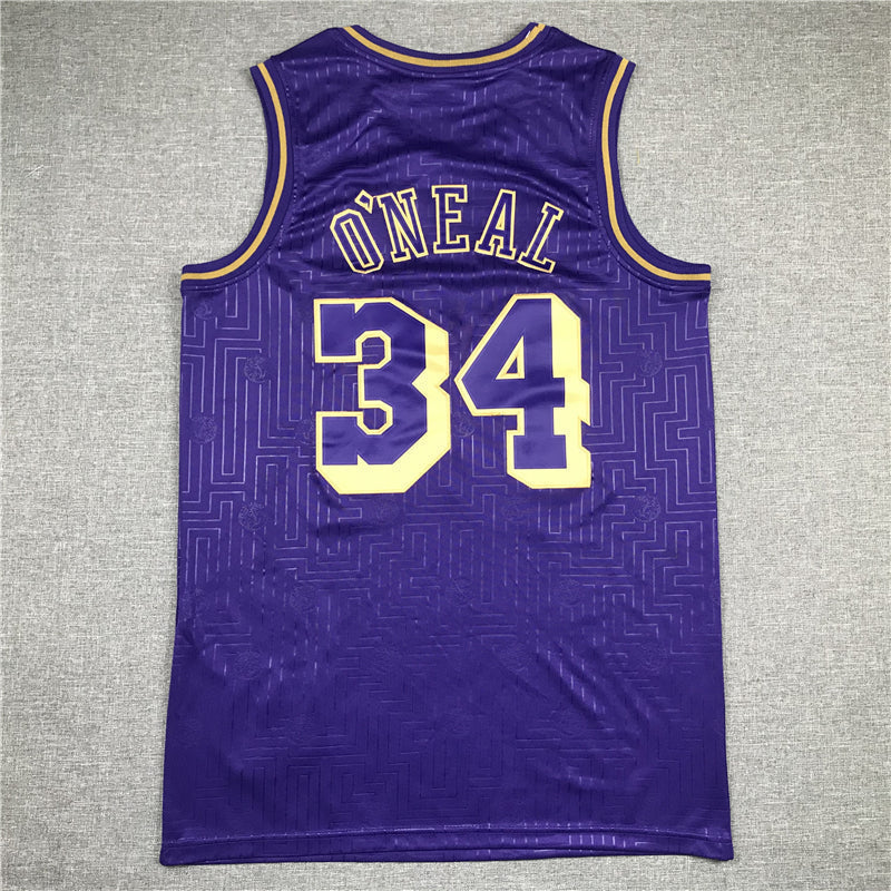 Men's Los Angeles Lakers Shaquille O'Neal Hardwood Classics Swingman Jerseys
