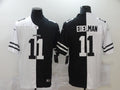Men's New England Patriots Julian Edelman #11 Black/White Game Jerseys