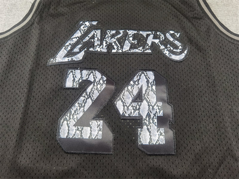 Men's Los Angeles Lakers Kobe Bryant #24 Black 1996/97 Hardwood Classics Swingman Jerseys