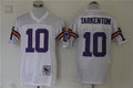 Men's Minnesota Vikings Fran Tarkenton Mitchell & Ness White Legacy Replica Jerseys