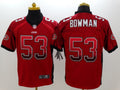 Men's San Francisco 49ers Navoro Bowman #53 Red Game Player Jerseys