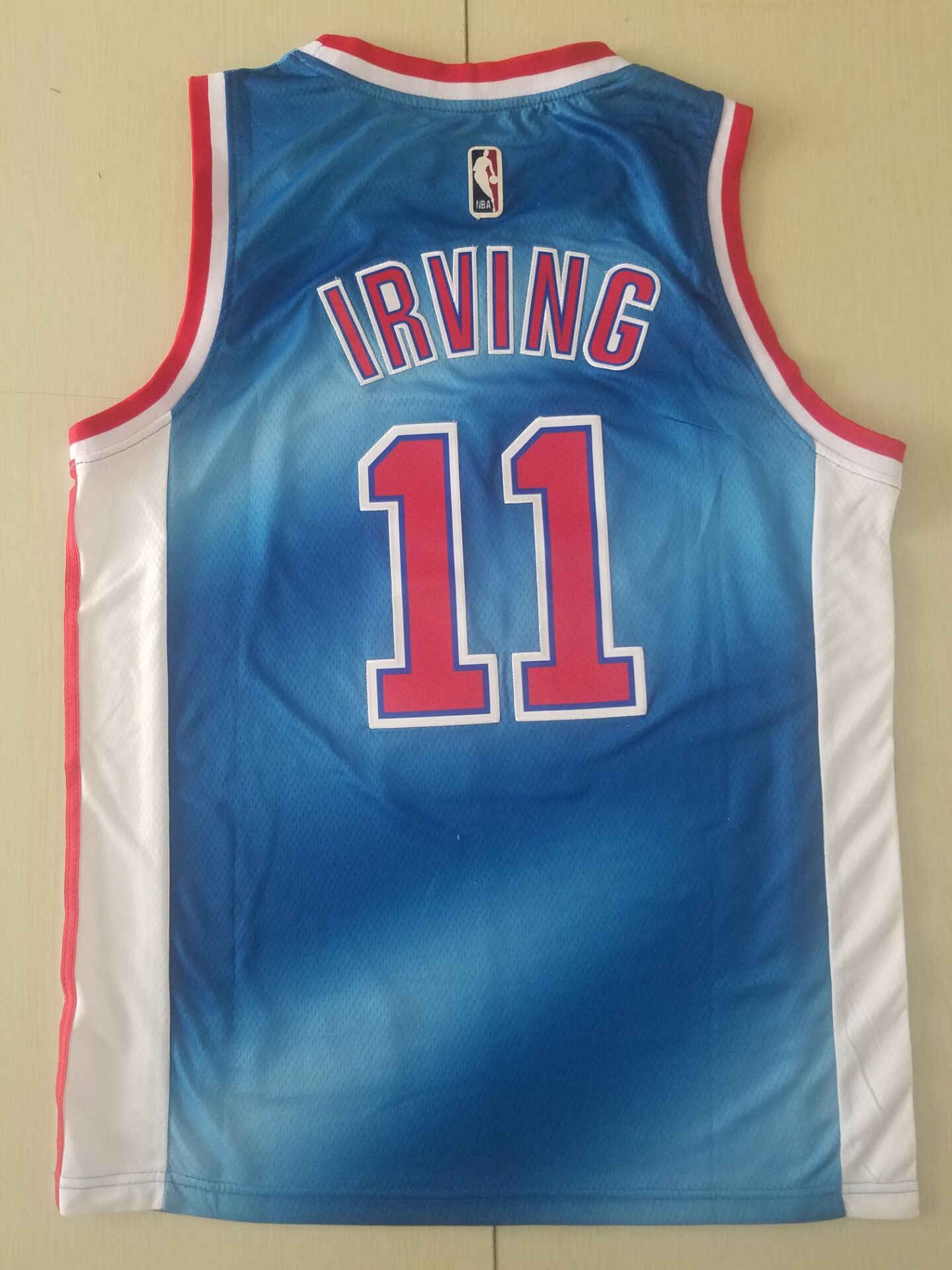 Men's Brooklyn Nets Kyrie Irving #11 Blue Swingman Player Jerseys