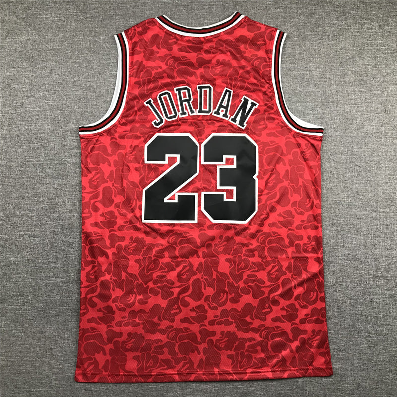 Men's Chicago Bulls Michael Jordan #23 Red 1996-97 Hardwood Classics Authentic Jerseys