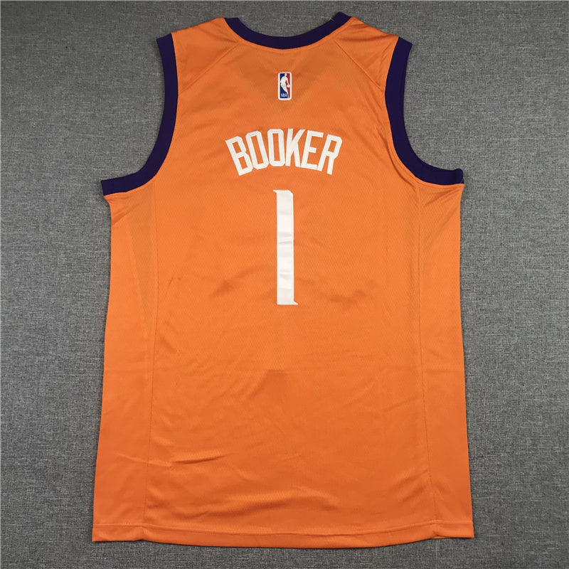 Men's Phoenix Suns Devin Booker Orange 2019/20 Fast Break Replica Player Jerseys