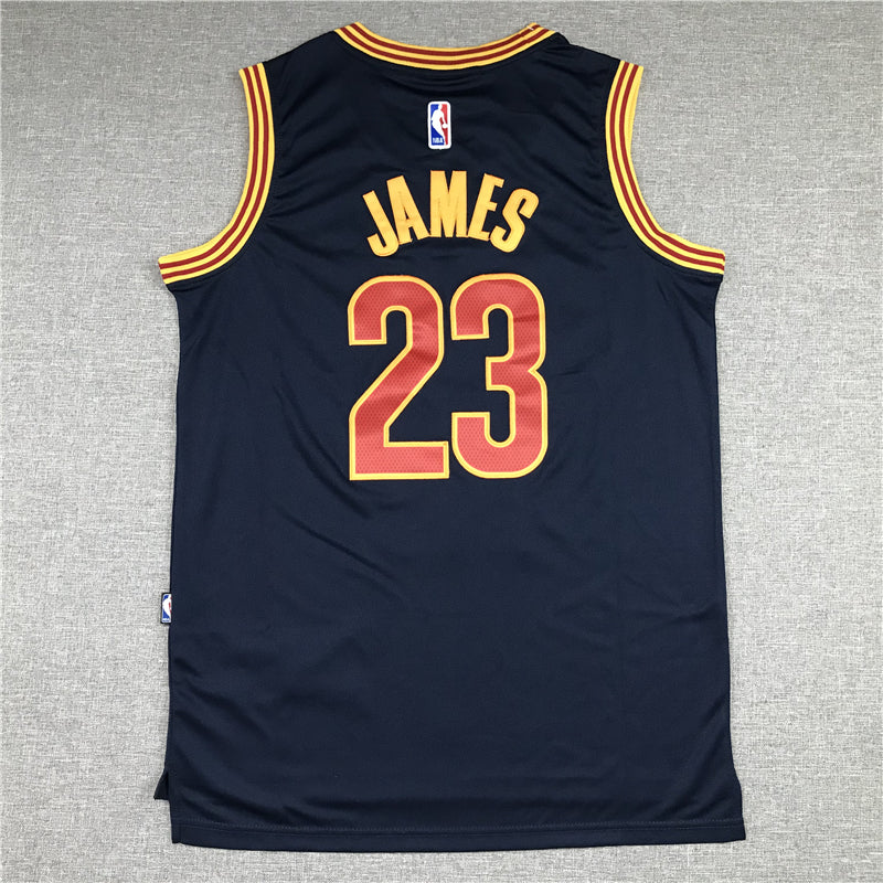 Men's Cleveland Cavaliers LeBron James #23 Navy Swingman Fashion Jerseys