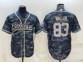 Men's Las Vegas Raiders Darren Waller #83 Grey Camouflage Game Jerseys Joint Edition