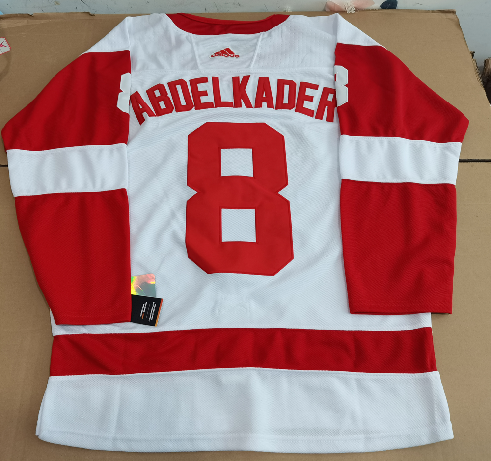 Men's Detroit Red Wings Justin Abdelkader #8 White Breakaway Player Jerseys