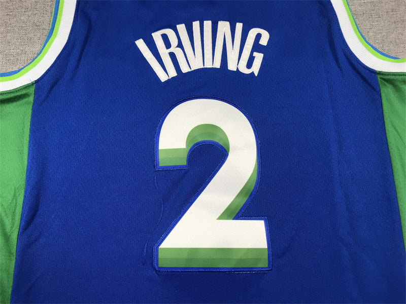 Men's Dallas Mavericks Kyrie Irving #2 Blue 2022/23 Swingman Jerseys - City Edition