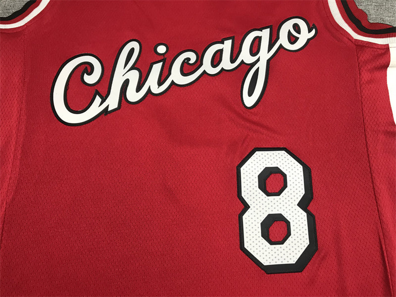 Men's Chicago Bulls Zach LaVine #8 Red 2021/22 Swingman Jerseys