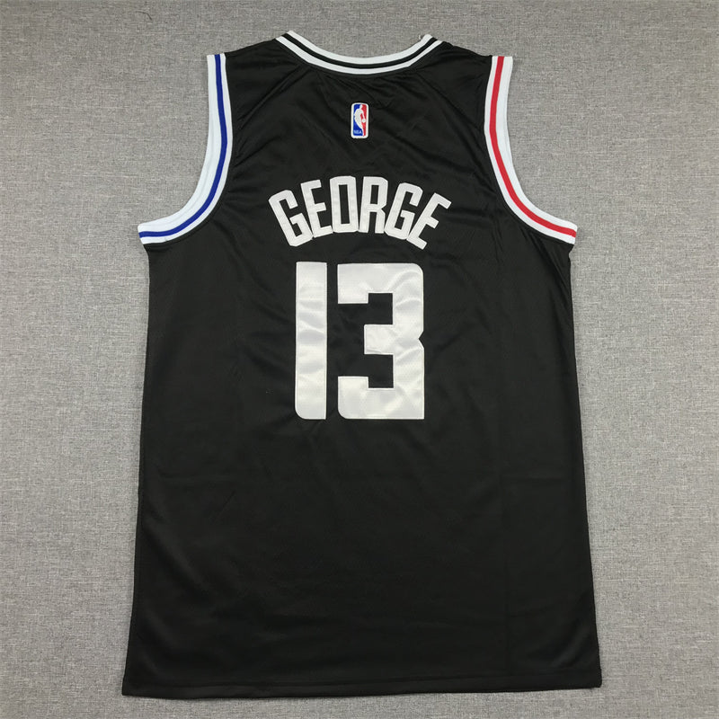 Men's LA Clippers Paul George #13 Black 2022/23 Fastbreak Jerseys - City Edition