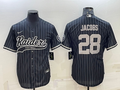Men's Las Vegas Raiders Josh Jacobs #28 Black Player Game Jerseys Joint Edition